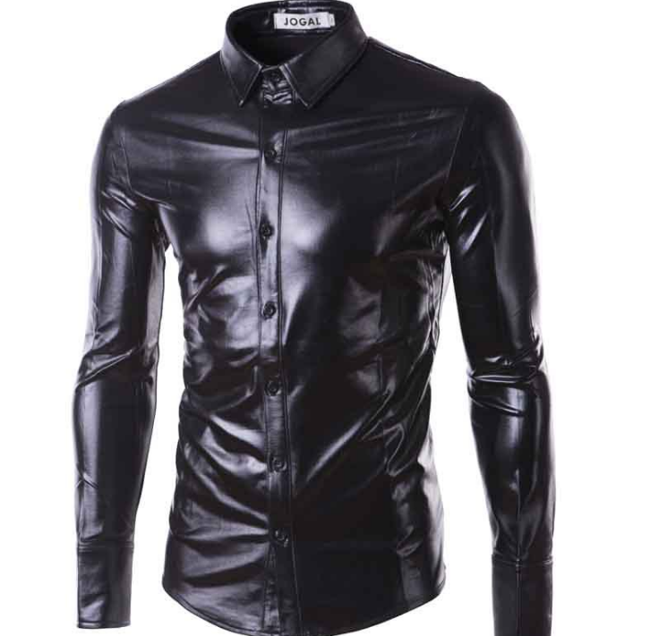 Shiny Shirt Black