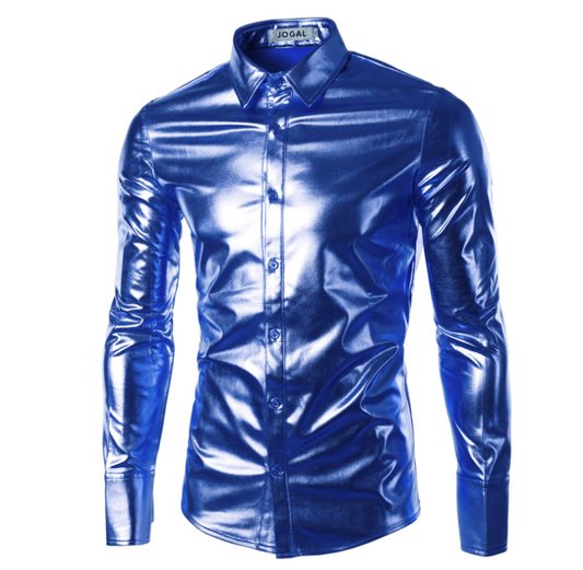 Shiny Shirt Black