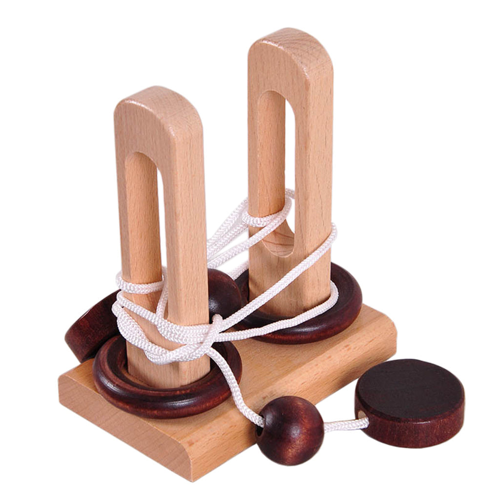 Classic Wooden Puzzle & Brain Teaser for Adults