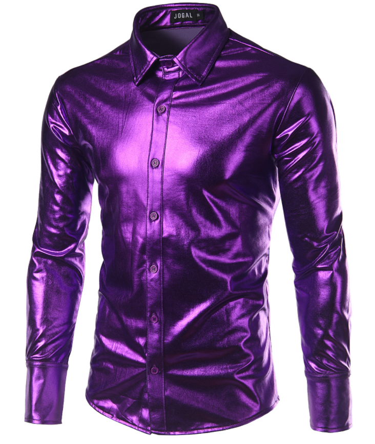Shiny Shirt Black