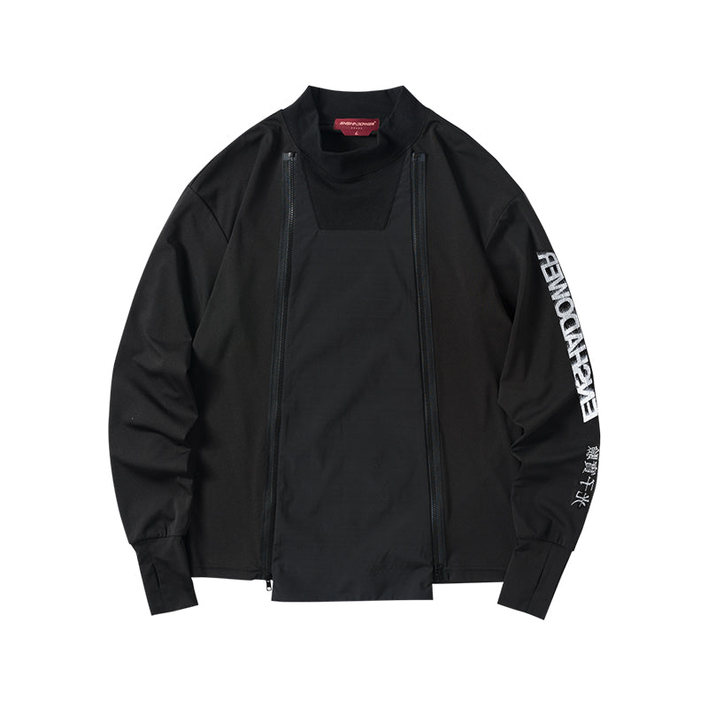 Neck Long Sleeve T-shirt Trendy Brand Functional Bottoming Shirt