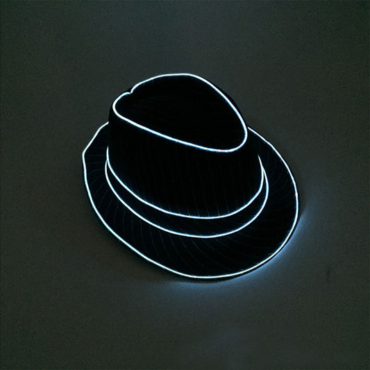 Glowing Hat Top Hat Fancy Dress Party Performance Fluorescent Hat
