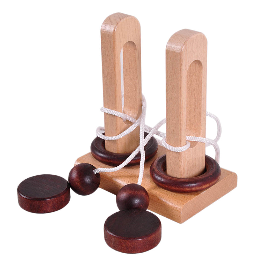 Classic Wooden Puzzle & Brain Teaser for Adults