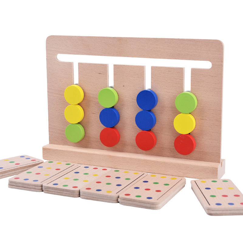 QZM Wooden Logic Puzzle for Kids