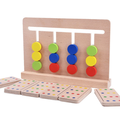 QZM Wooden Logic Puzzle for Kids
