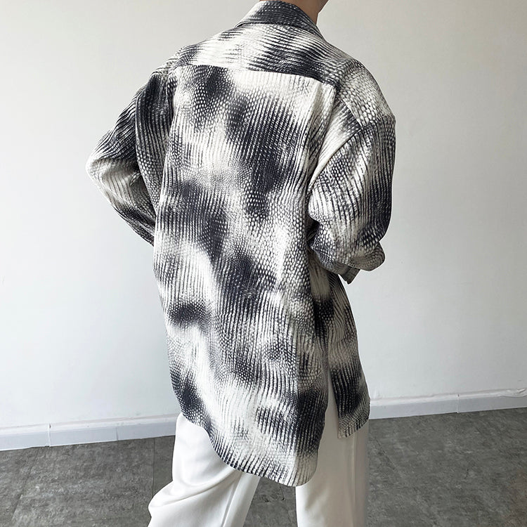 Men's Contrast Loose Lazy Shirt Top