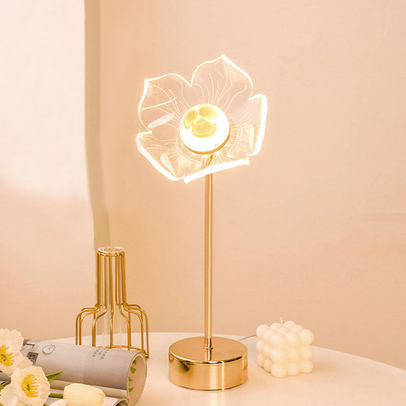 Blomme Versier Tafellamp Slaapkamer Ins Warm