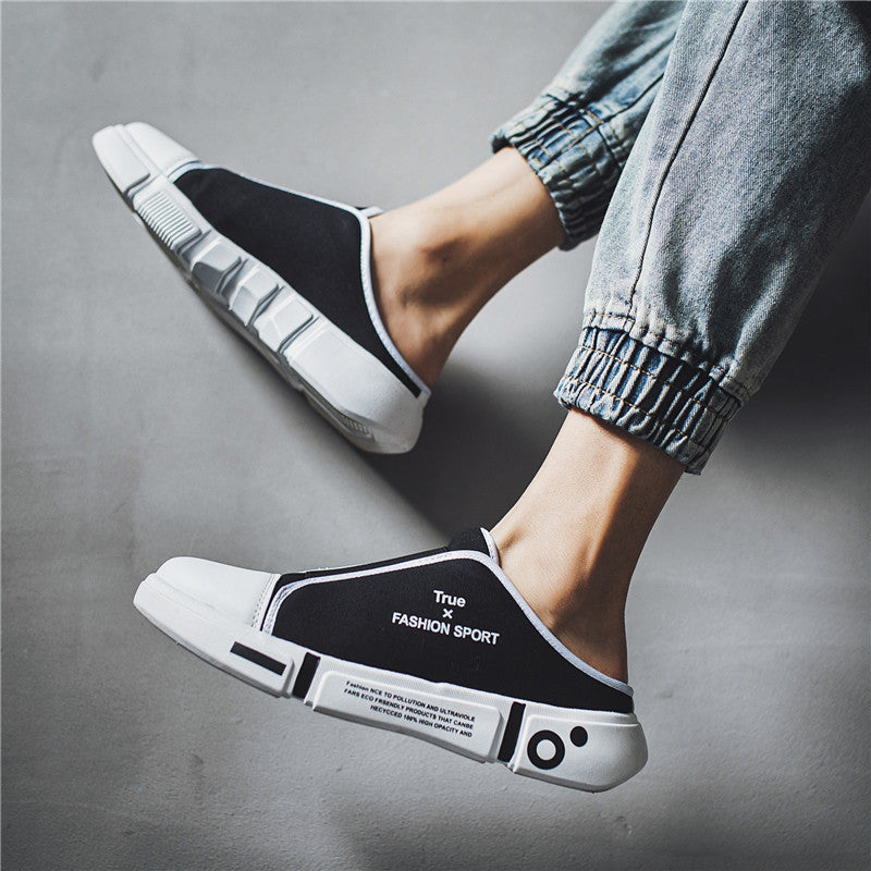 PU Slip-on Lazy Shoes Without Heels