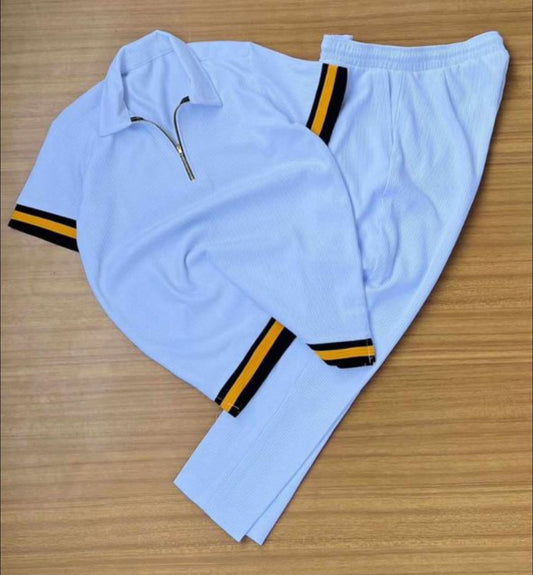 2 piece shot sleeves mens wear