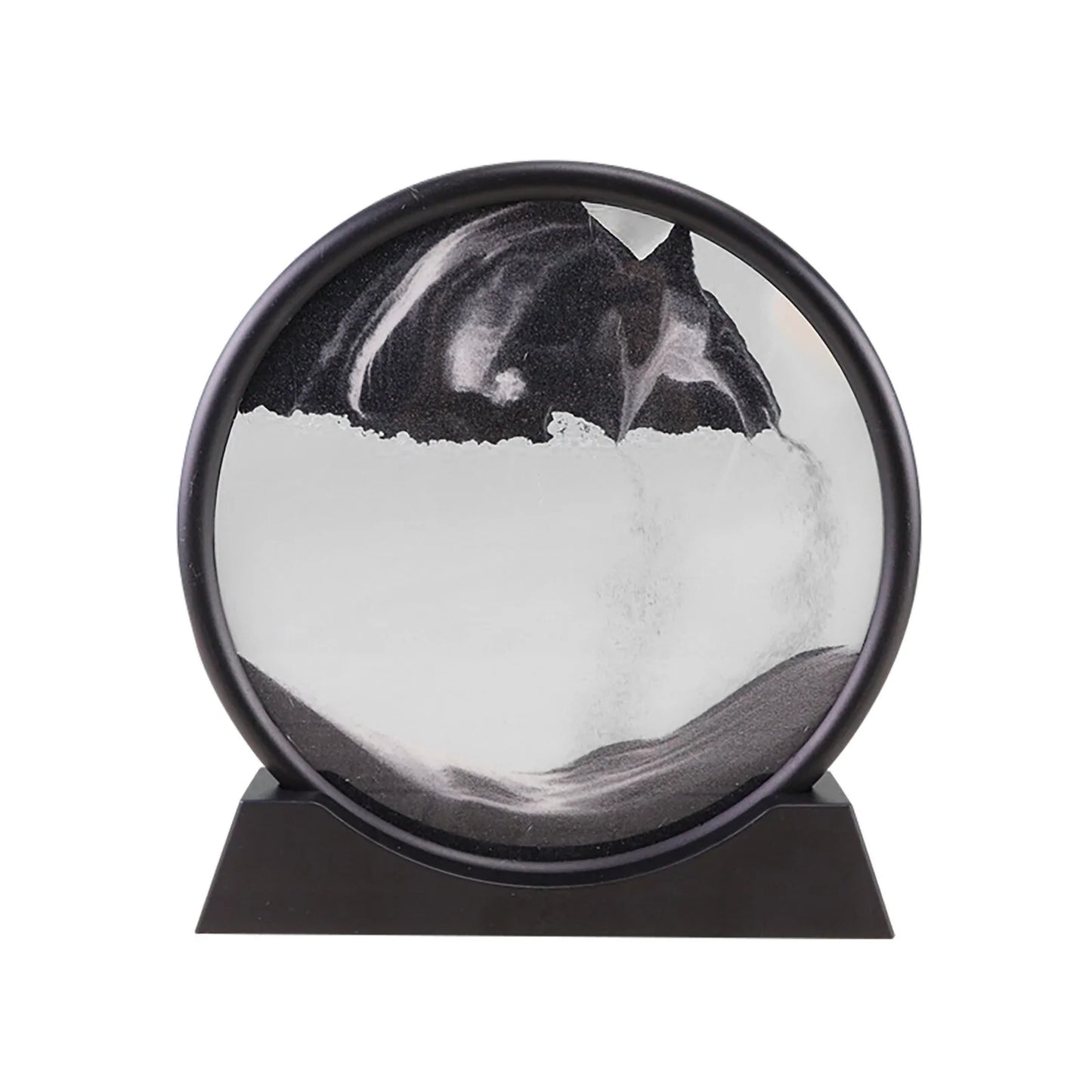 3D Kinetic Quicksand Art Sculpture - Hourglass Decor