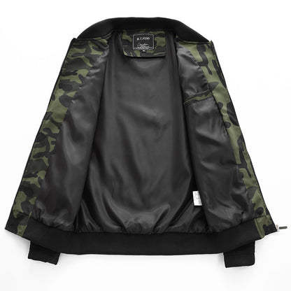 Men's Jacket Men's Plus Size Camouflage Leisure Sports