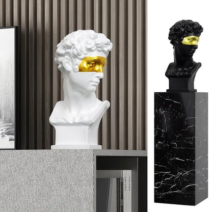 European Abstract Resin Bust Sculpture | Modern Home Decor
