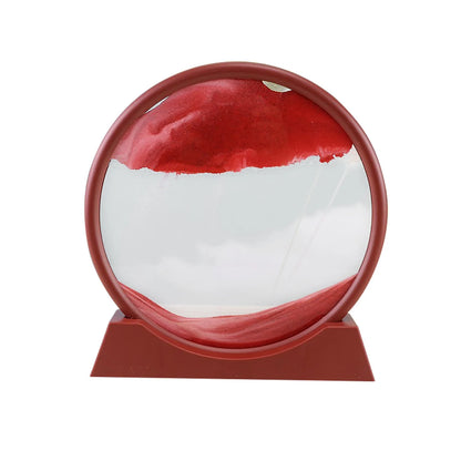 3D Kinetic Quicksand Art Sculpture - Hourglass Decor
