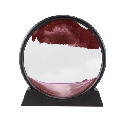 3D Kinetic Quicksand Art Sculpture - Hourglass Decor
