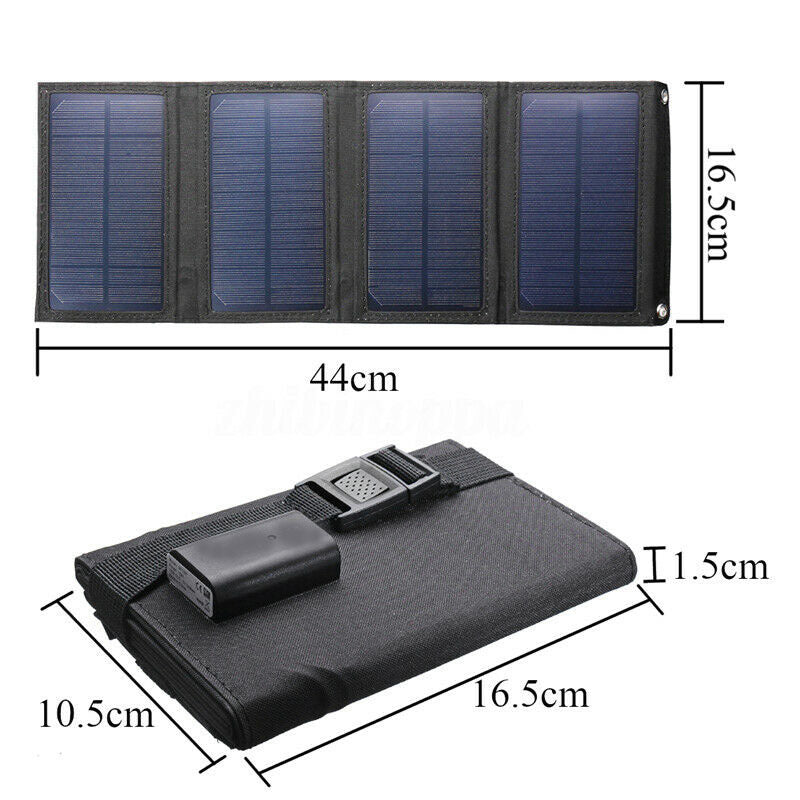 USB-koppelvlak 20W5V Draagbare Sonkrag-opvoubare batterypaneel