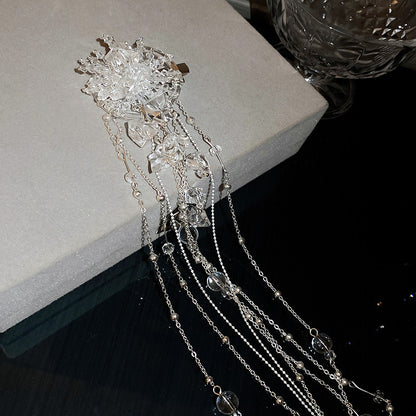 Niche High-grade Extra Long Tassel Hair Accessories For Women