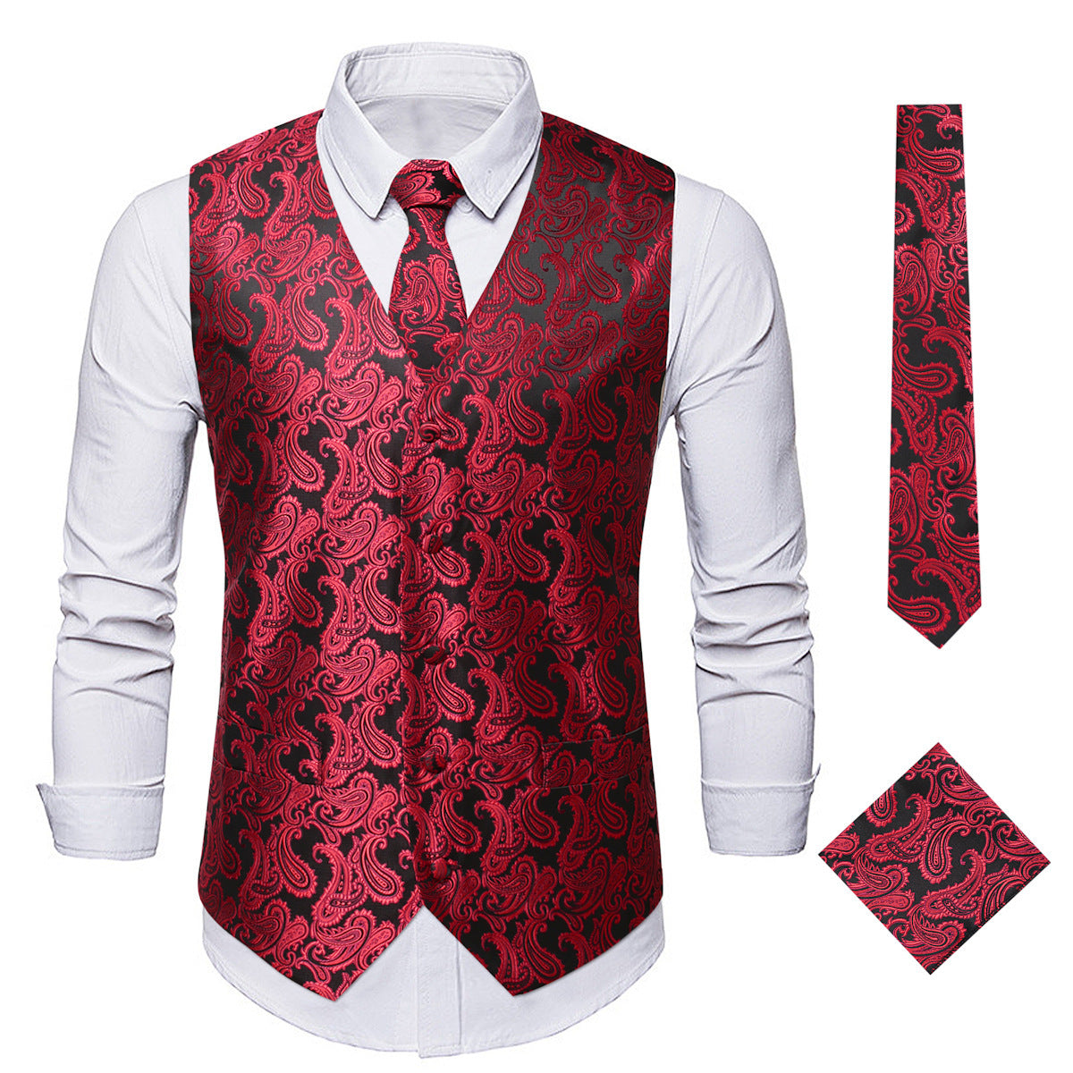 Mode SONNEBLOM Vest Mans Geborduurde Vest Europese Grootte Jas
