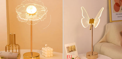 Blomme Versier Tafellamp Slaapkamer Ins Warm