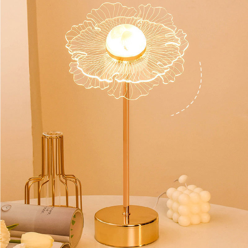 Blomme Versier Tafellamp Slaapkamer Ins Warm