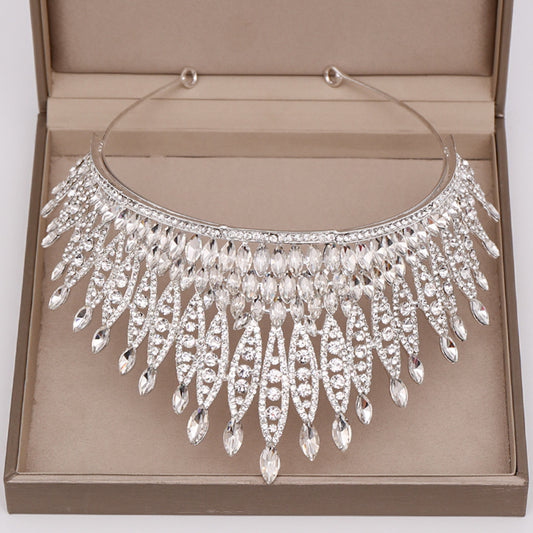 Fashion Women's Alloy Crystal Crown Headwear