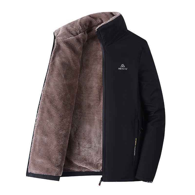 Fashion Casual Loose Jacket Fleece-lined Thickened