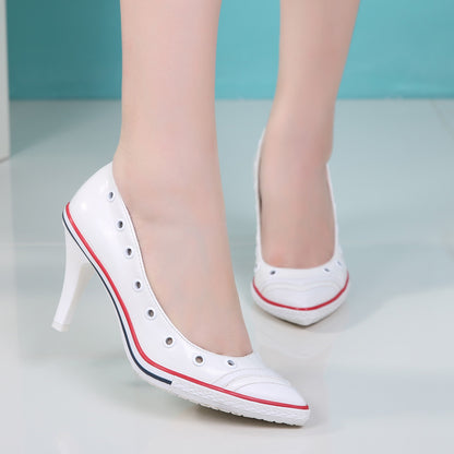 New Style Single Shoes High Heels Women's Breathable