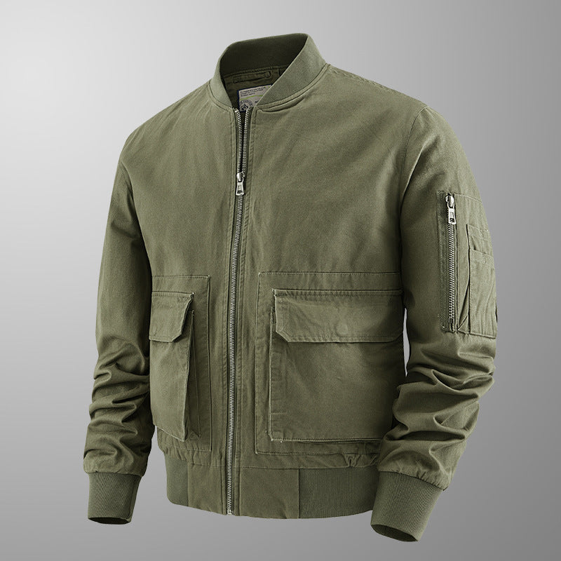 Fashion Personality Men's Flight Suit Coat