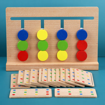 QZM Wooden Logic Puzzle for Kids