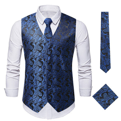 Mode SONNEBLOM Vest Mans Geborduurde Vest Europese Grootte Jas