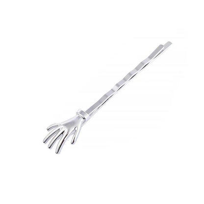 New Arrival Metal Skull Hand Hair Clips For Women Fashion