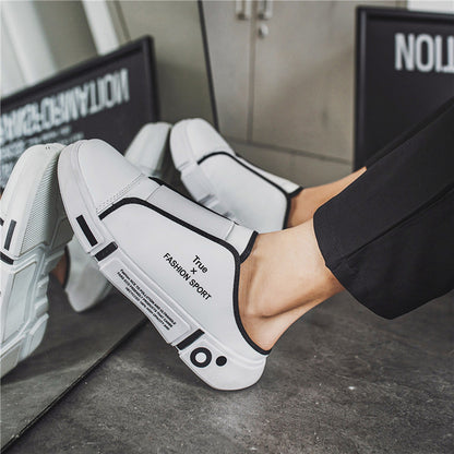 PU Slip-on Lazy Shoes Without Heels