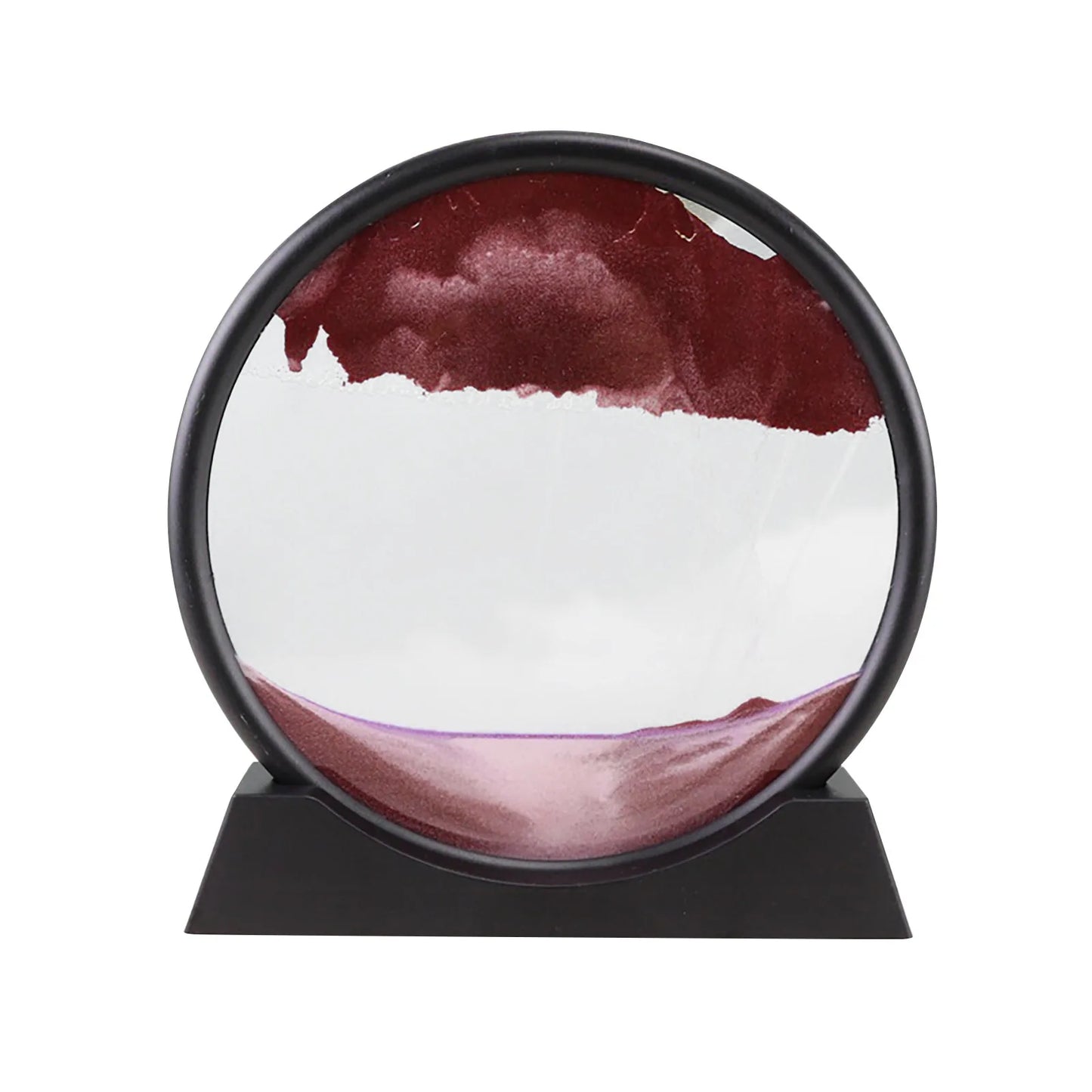 3D Kinetic Quicksand Art Sculpture - Hourglass Decor